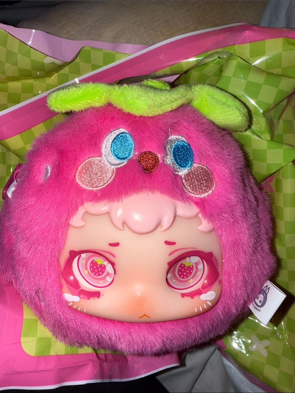 Yaya Fresh Fruits Zipper Bag Pendant - Strawberry